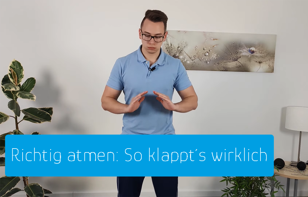 Richtig Atmen: Atemübung
