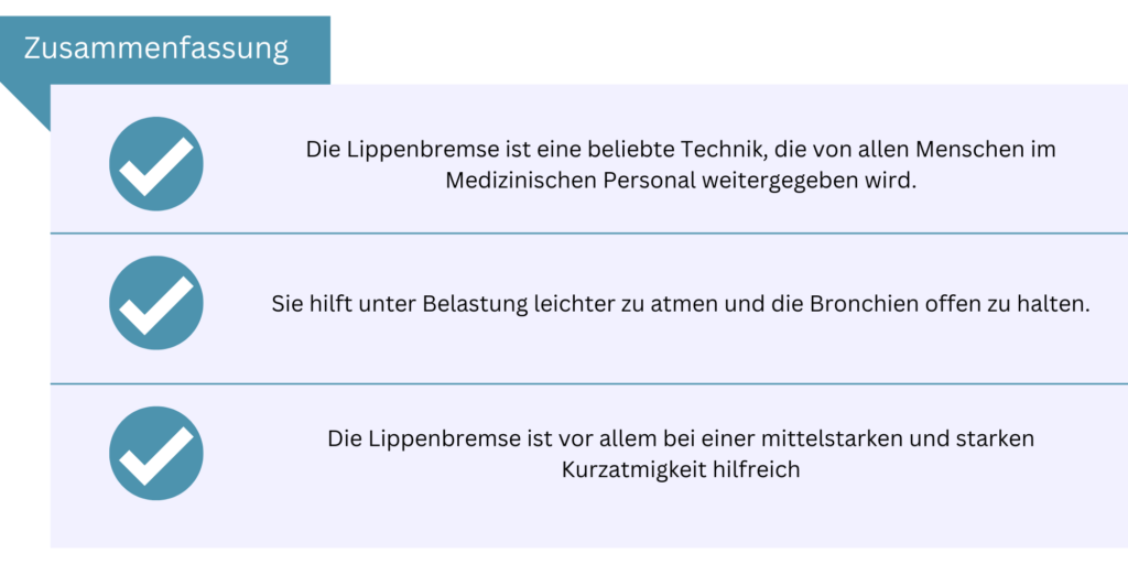 Zusammenfassung Lippenbremse