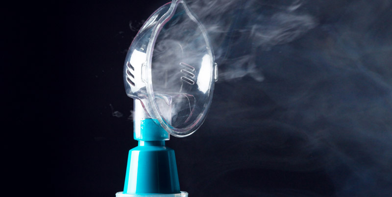 Inhalieren mittels Inhalator
