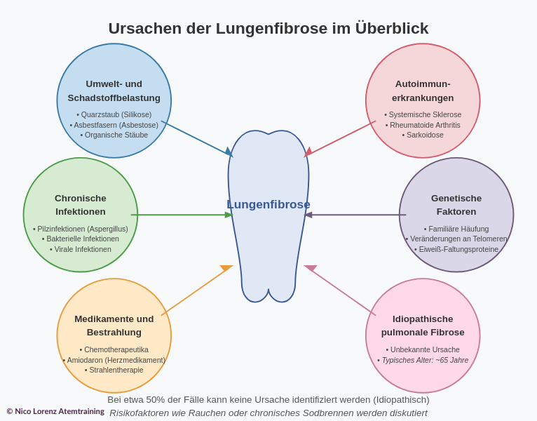 Ursachen einer Lungenfibrose